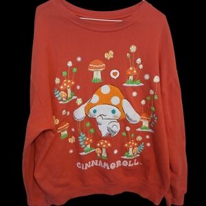 Sanrio Cinnamoroll Orange Pullover Sweatshirt Size XXL